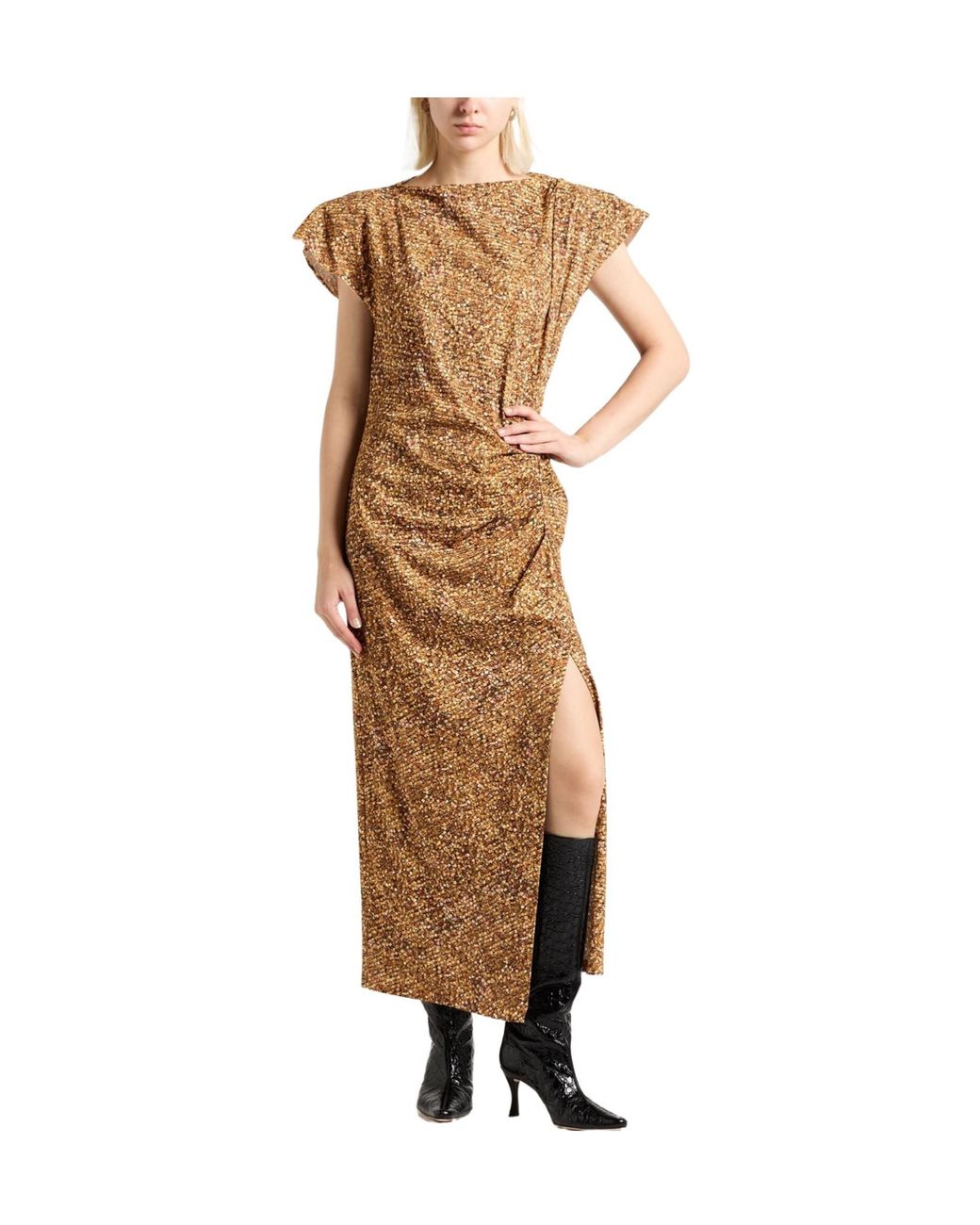 Isabel Marant Metallic Midi Dresses