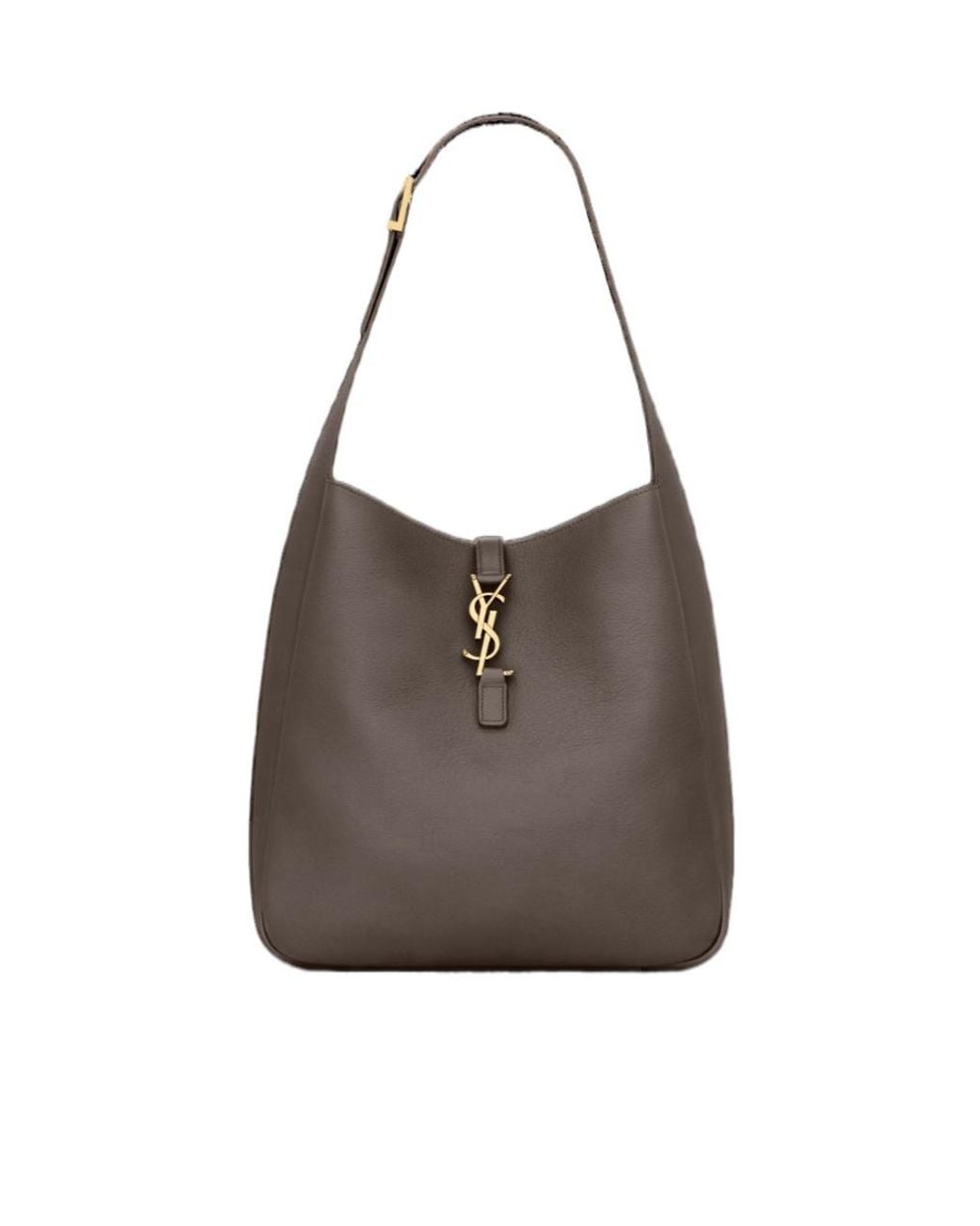 Saint Laurent Brown Le 5 A 7 Shoulder Bag