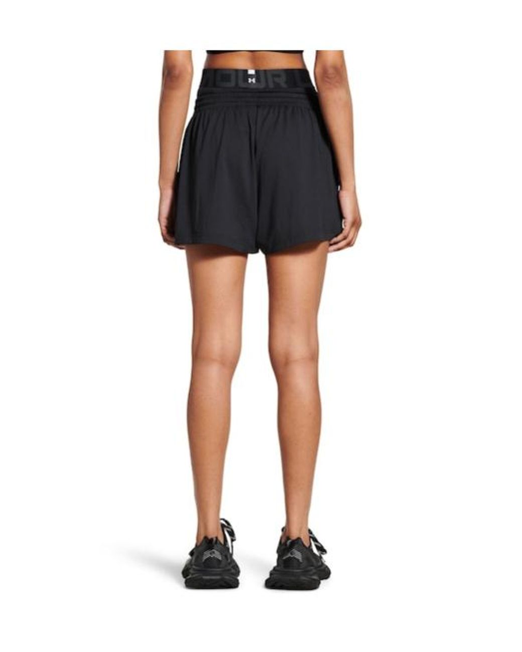 Balenciaga Black Under Armour Running Shorts