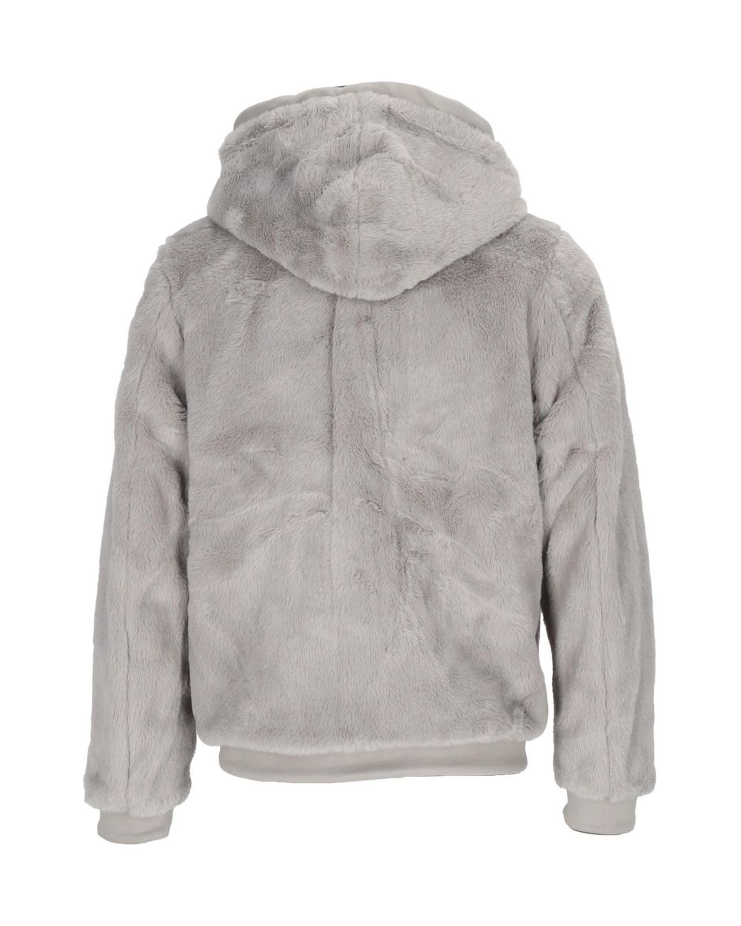 K-Way Green Reversible Faux-Fur Jacket