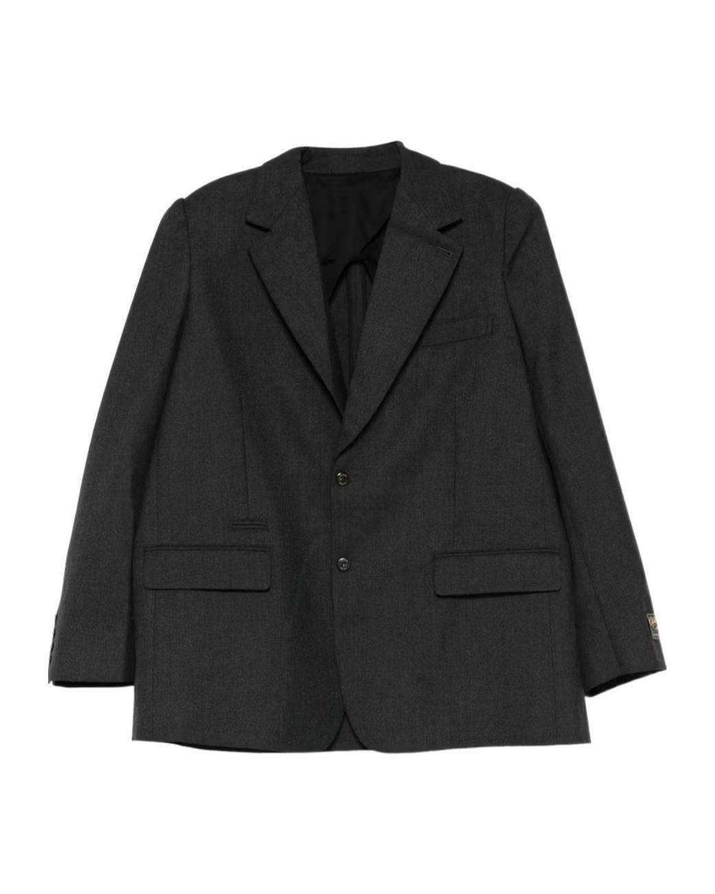 Willy Chavarria Black Chuco Oversized Blazer for men