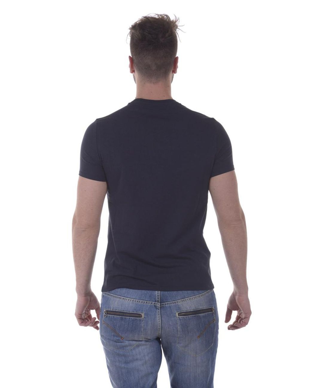 Armani Jeans Blue Logo T-Shirt for men