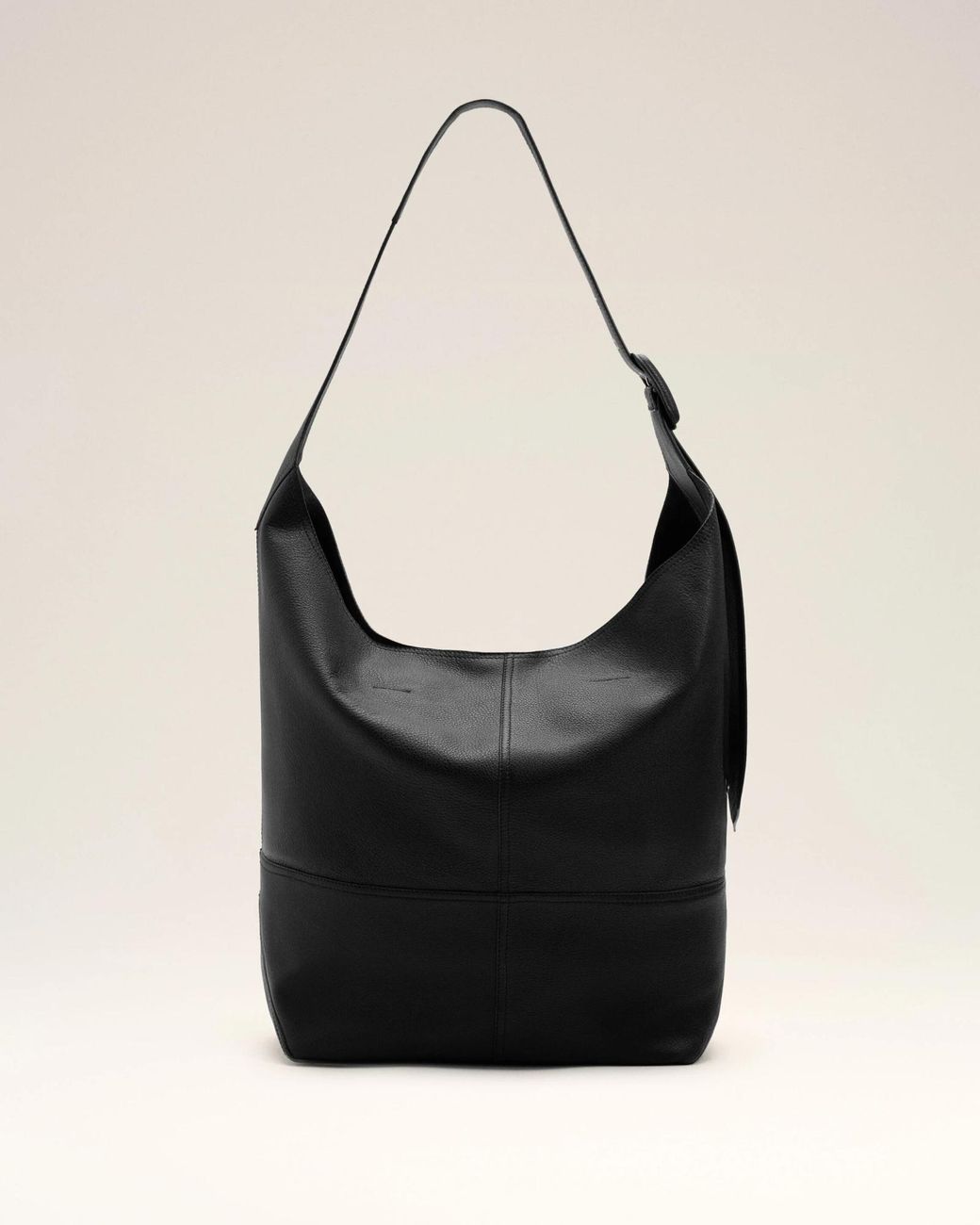 AMI Black Ami Taurillon Leather Etienne Crossbody Bag for men