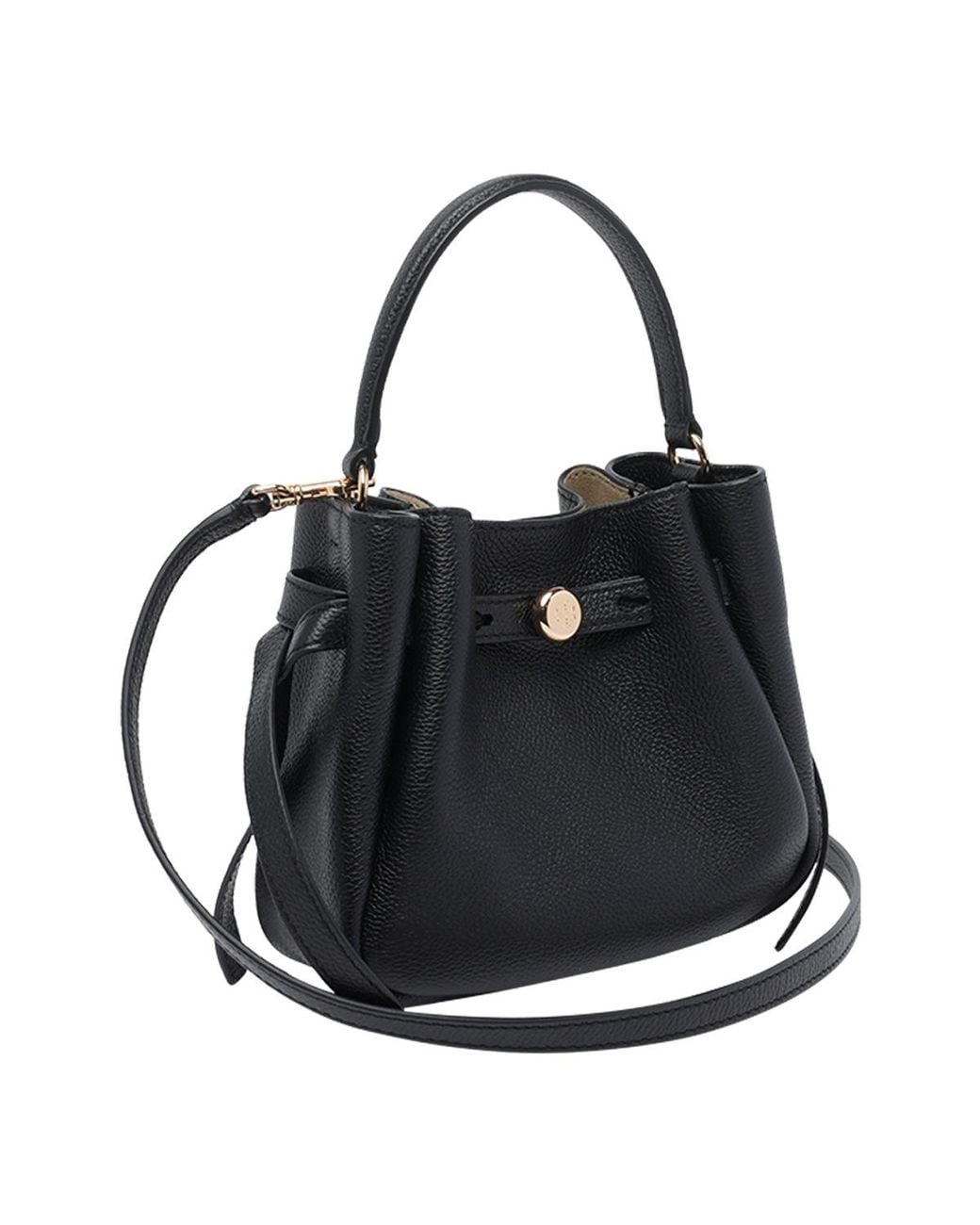 Tory Burch Black トリーバーチ ロミー ミニ バケットバッグ