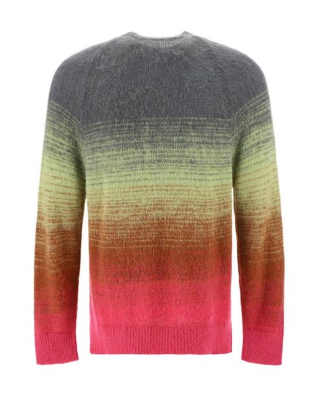 Laneus Multicolor Gradient Effect Crewneck Jumper for men