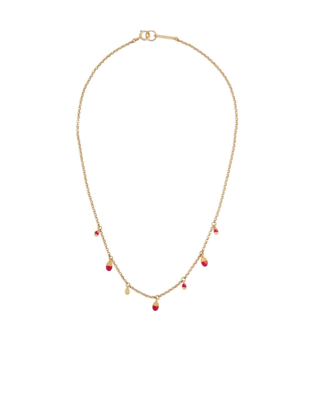 Isabel Marant Yellow Metal Necklaces