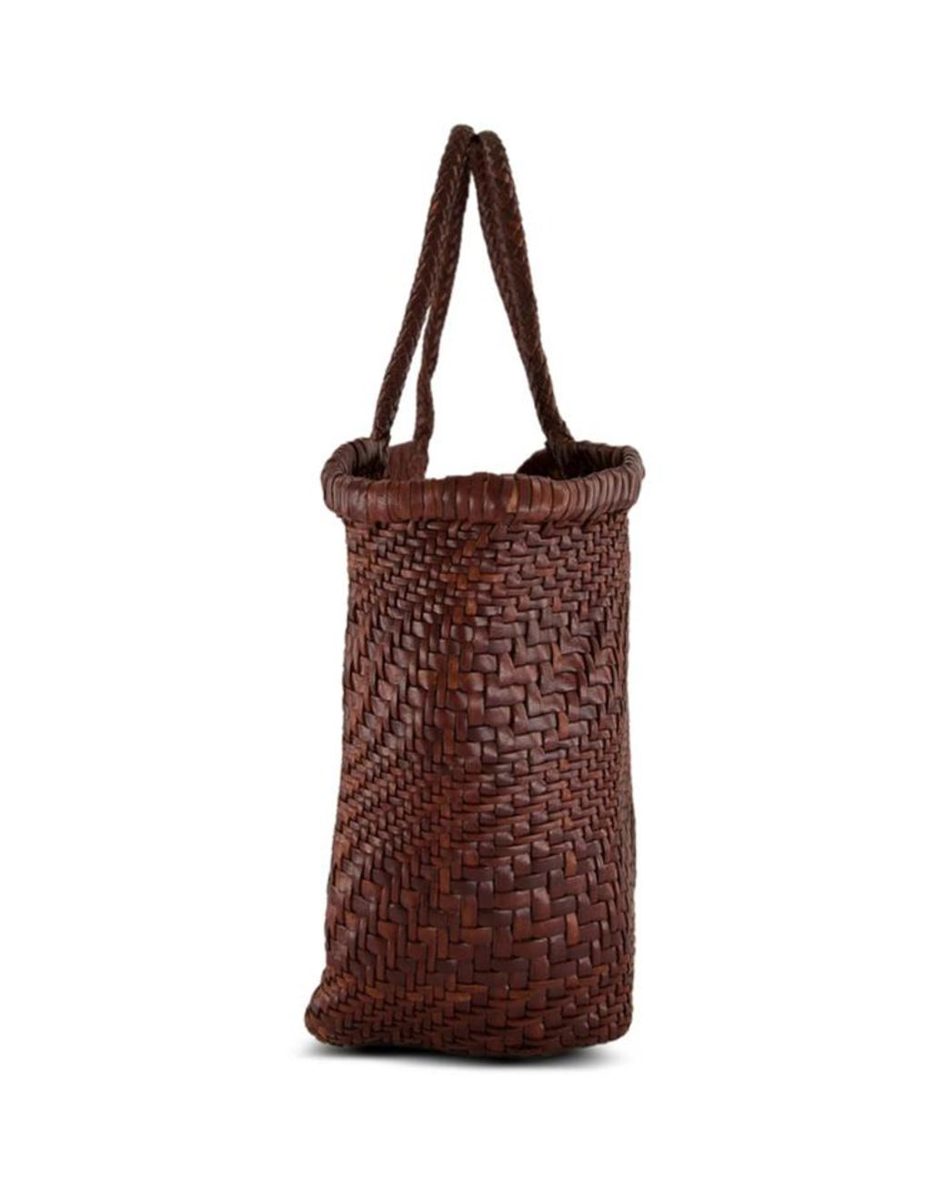 Dragon Diffusion Brown Woven Handbag