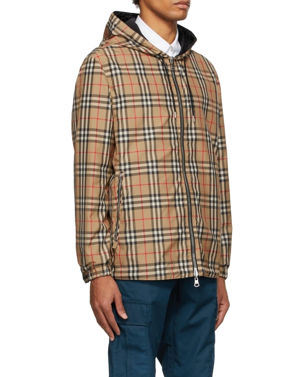 Burberry Multicolor Vintage Checked Reversible Jacket for men