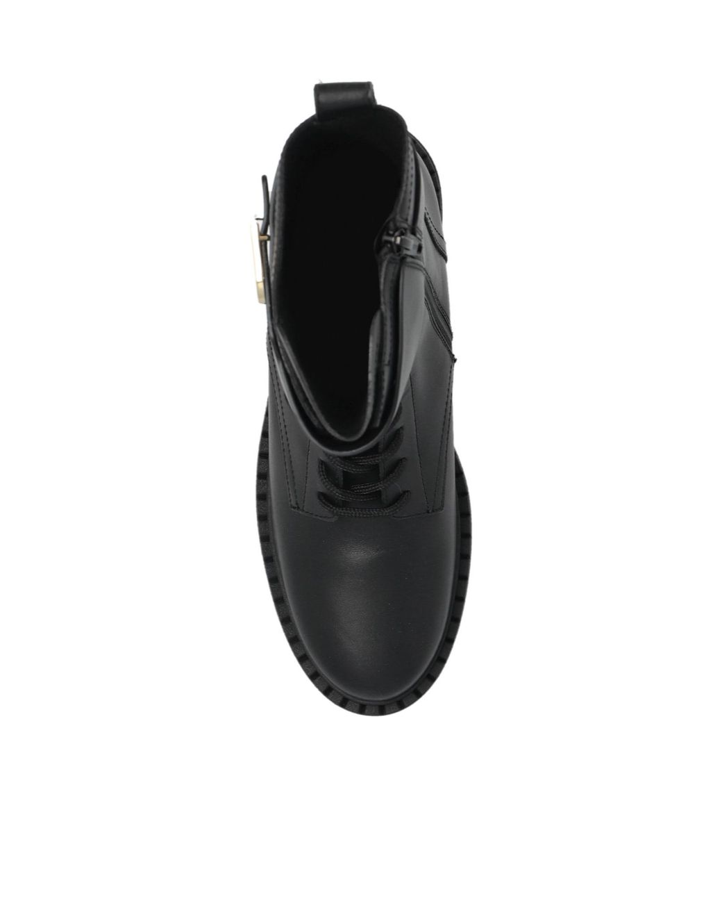 Furla Black New Legacy Lace-Up Ankle Boots