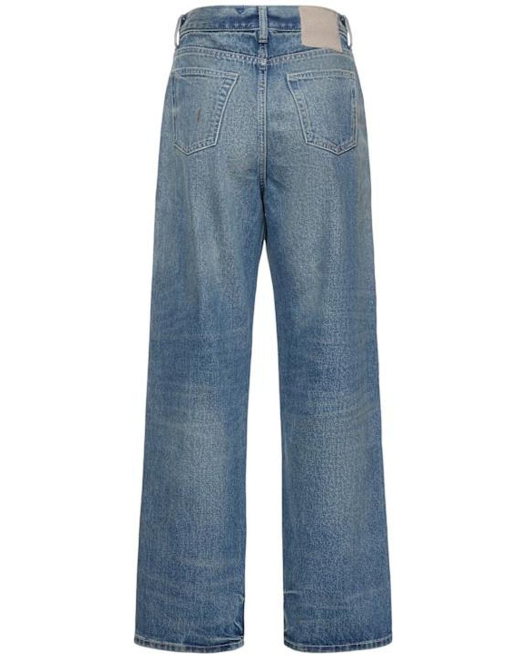 AYA MUSE Blue Low Rise Baggy Jeans