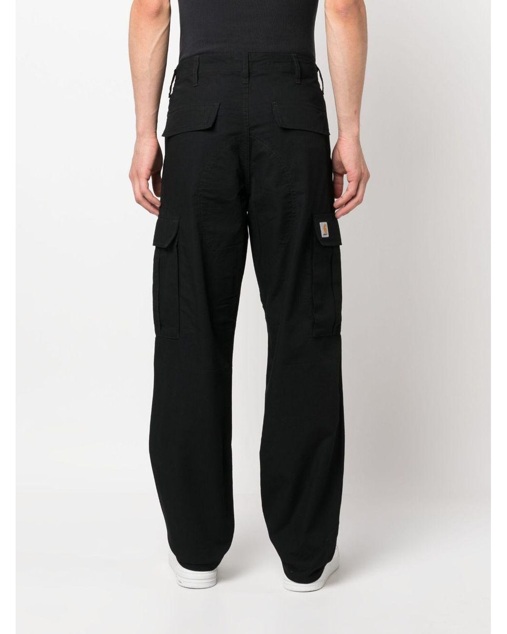 Carhartt Black Main Cargo Trousers for men