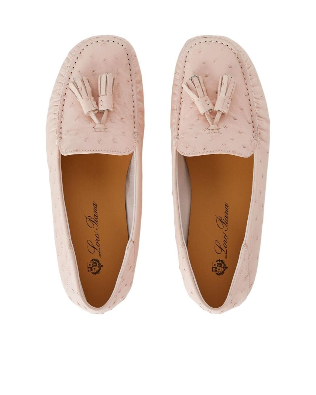 Loro Piana Pink Dot Sole Walk Loafer