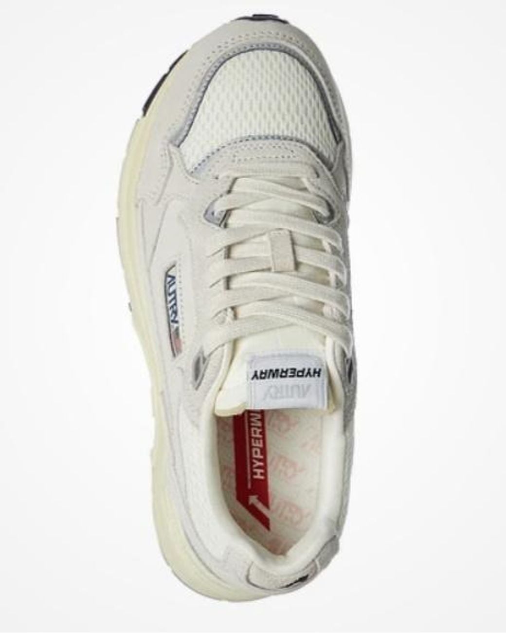 Autry White Hyperway Low-Top Sneakers