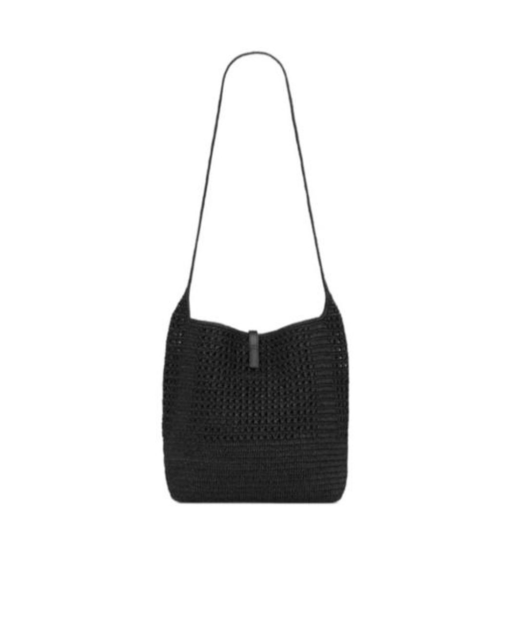 Saint Laurent Black Le 5 À 7 Medium Shoulder Bag for men