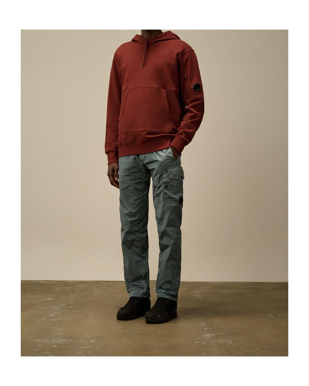 C P Company Green Cargo Trousers for men