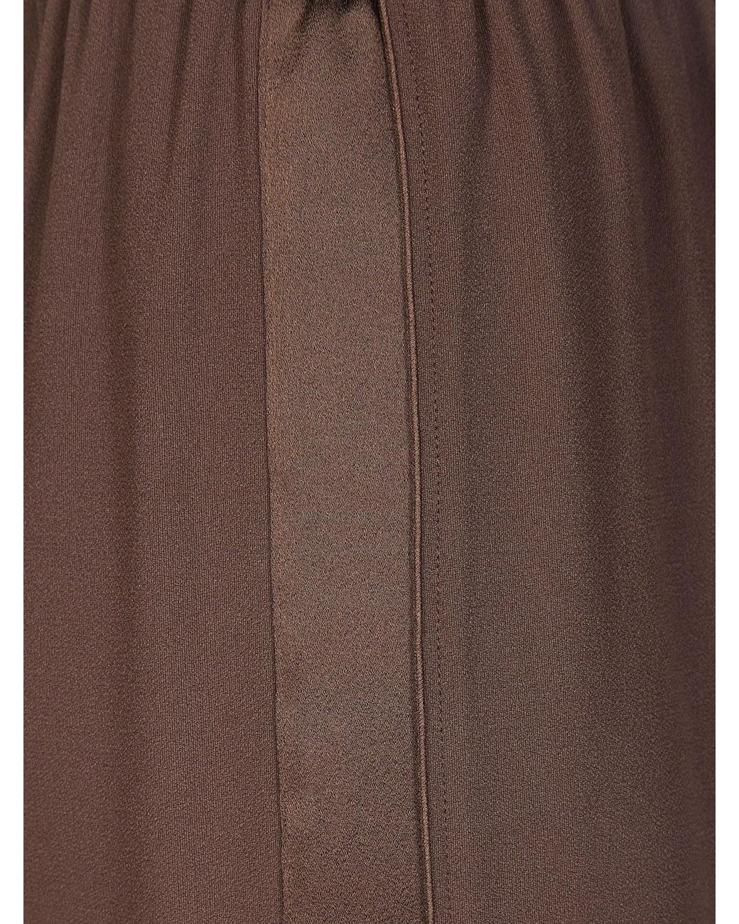 Forte_forte Brown Elasticated Trousers
