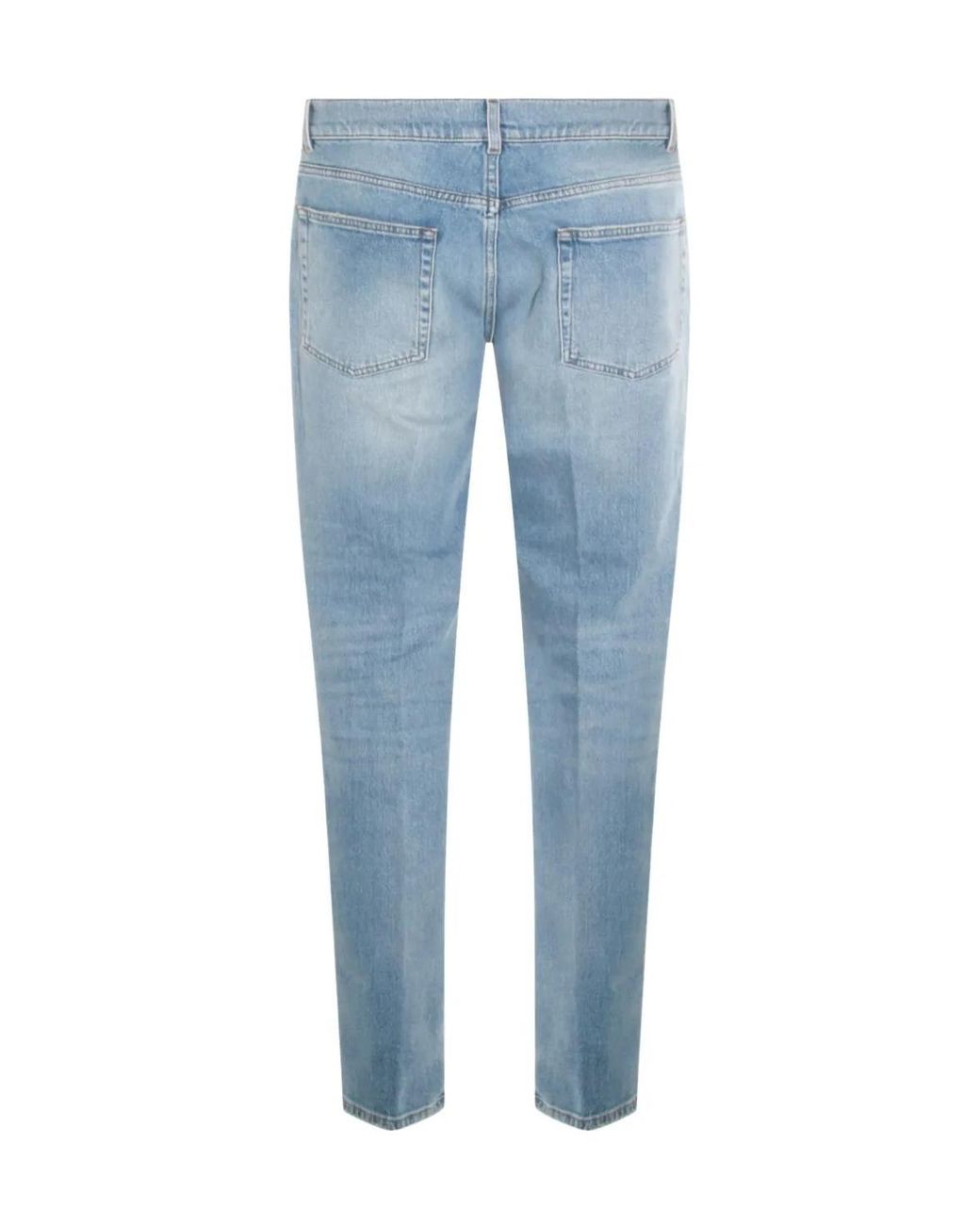 Lardini Blue Straight Fit Jeans for men