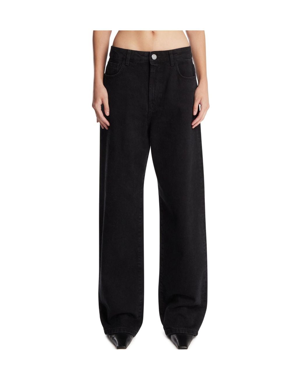 Rohe Gray Wide-Leg Jeans