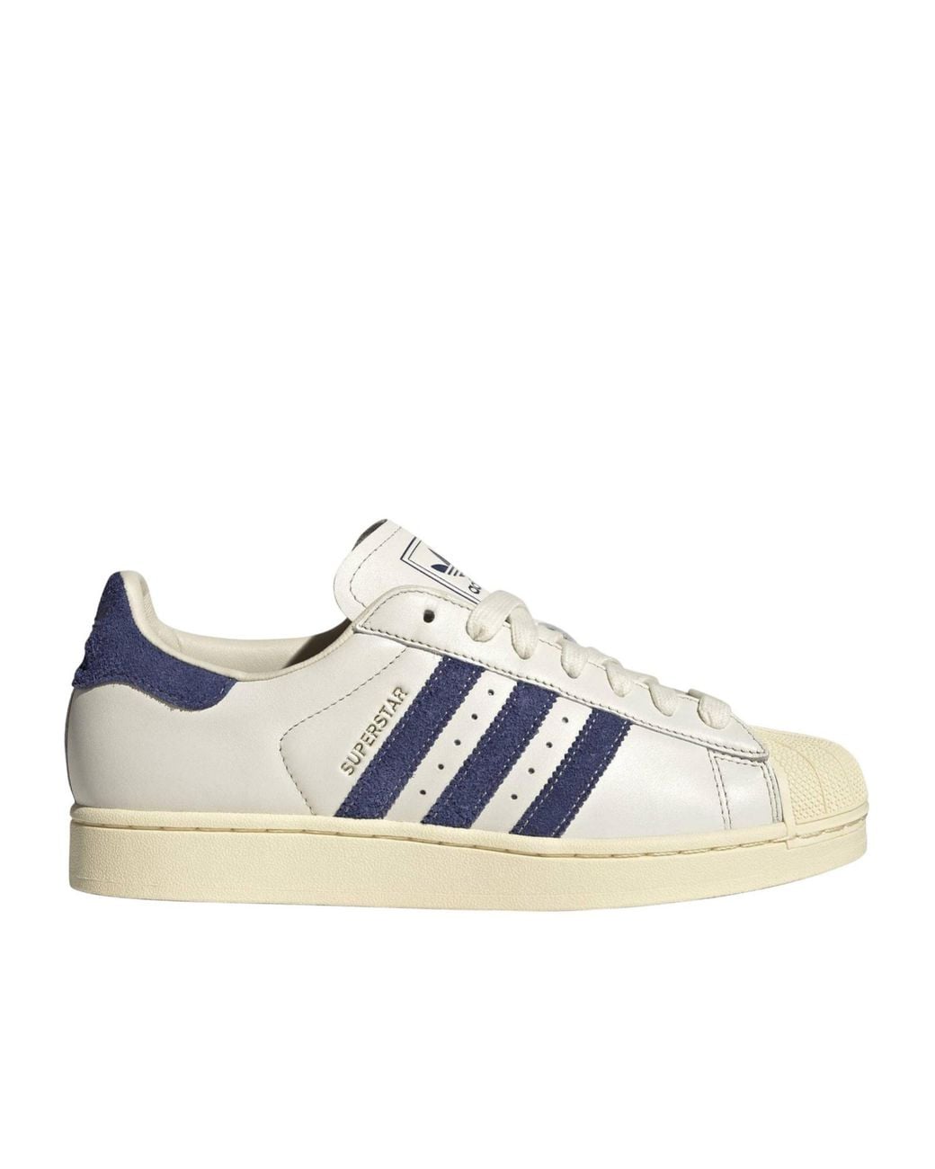 Adidas Originals Blue Low-Top Leather Sneakers for men