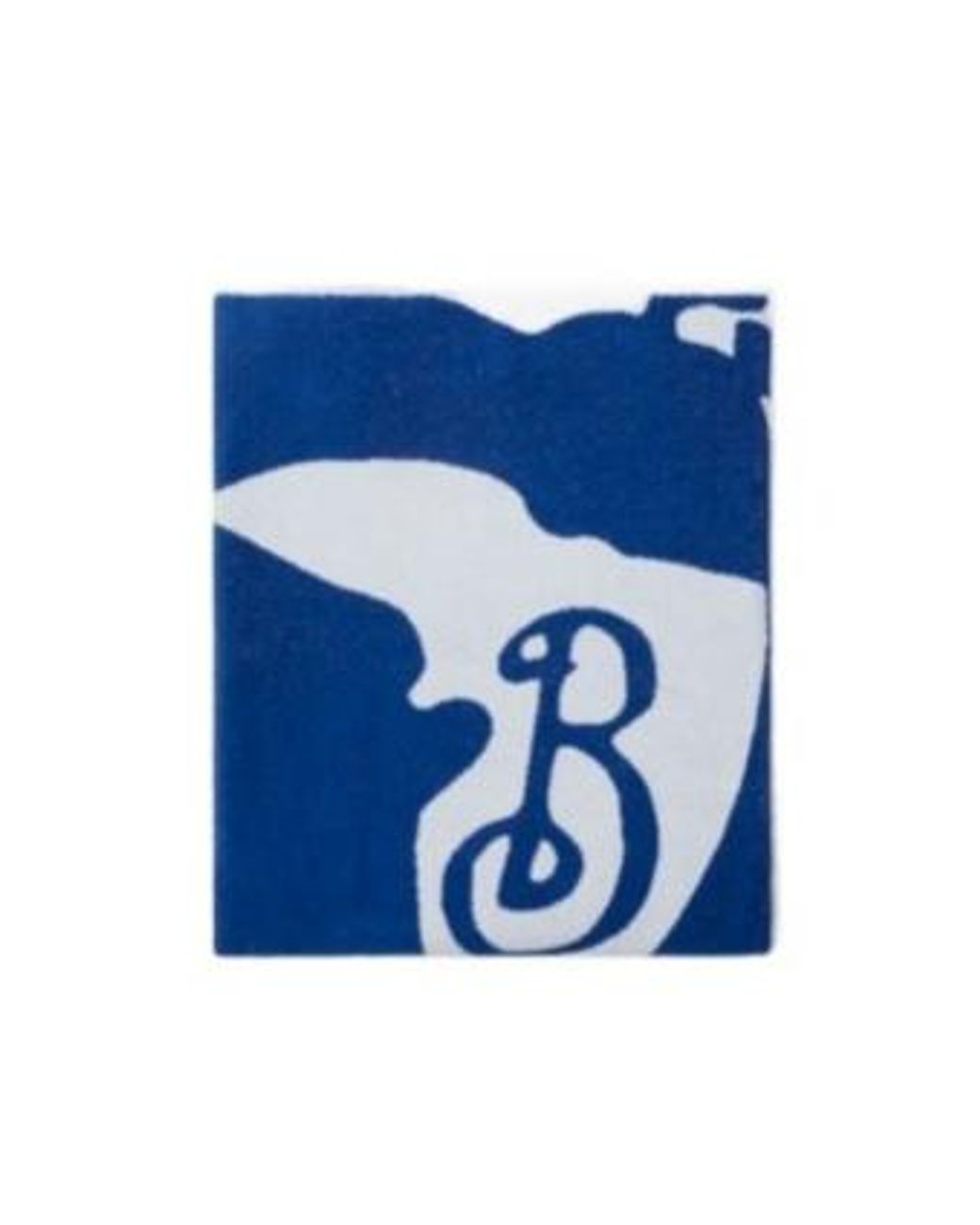 Burberry Blue Ekd Cotton Bath Towel