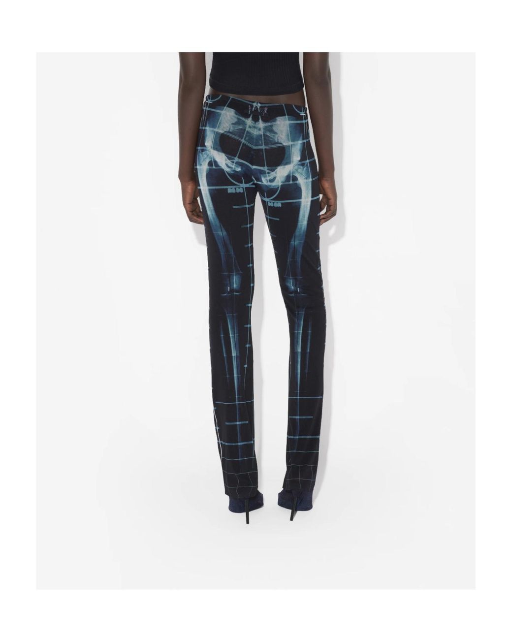 Jean Paul Gaultier Blue The Squeletor Pants