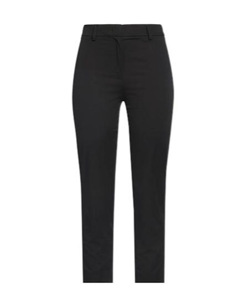 Weekend by Maxmara Black Simple Straight-Leg Pants