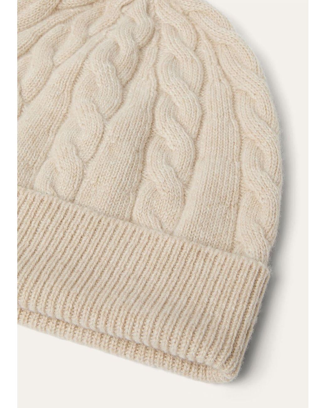 Loro Piana Natural Cedar Beanie for men