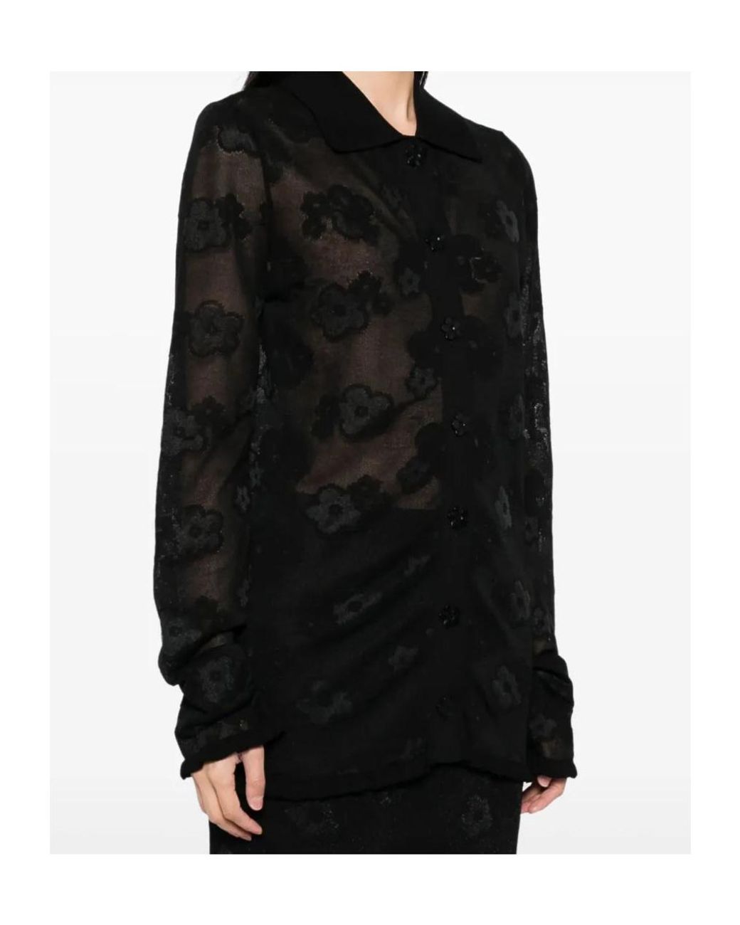 CECILIE BAHNSEN Black Petra Cardigan