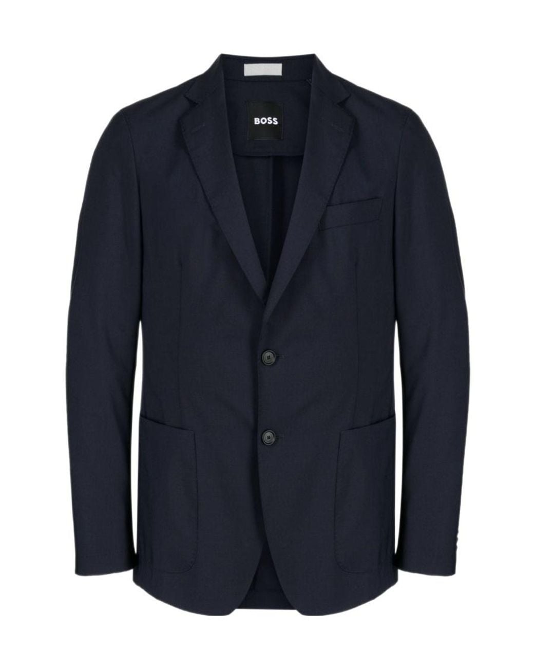 Boss Blue Slim-Cut Single-Breasted Blazer for men