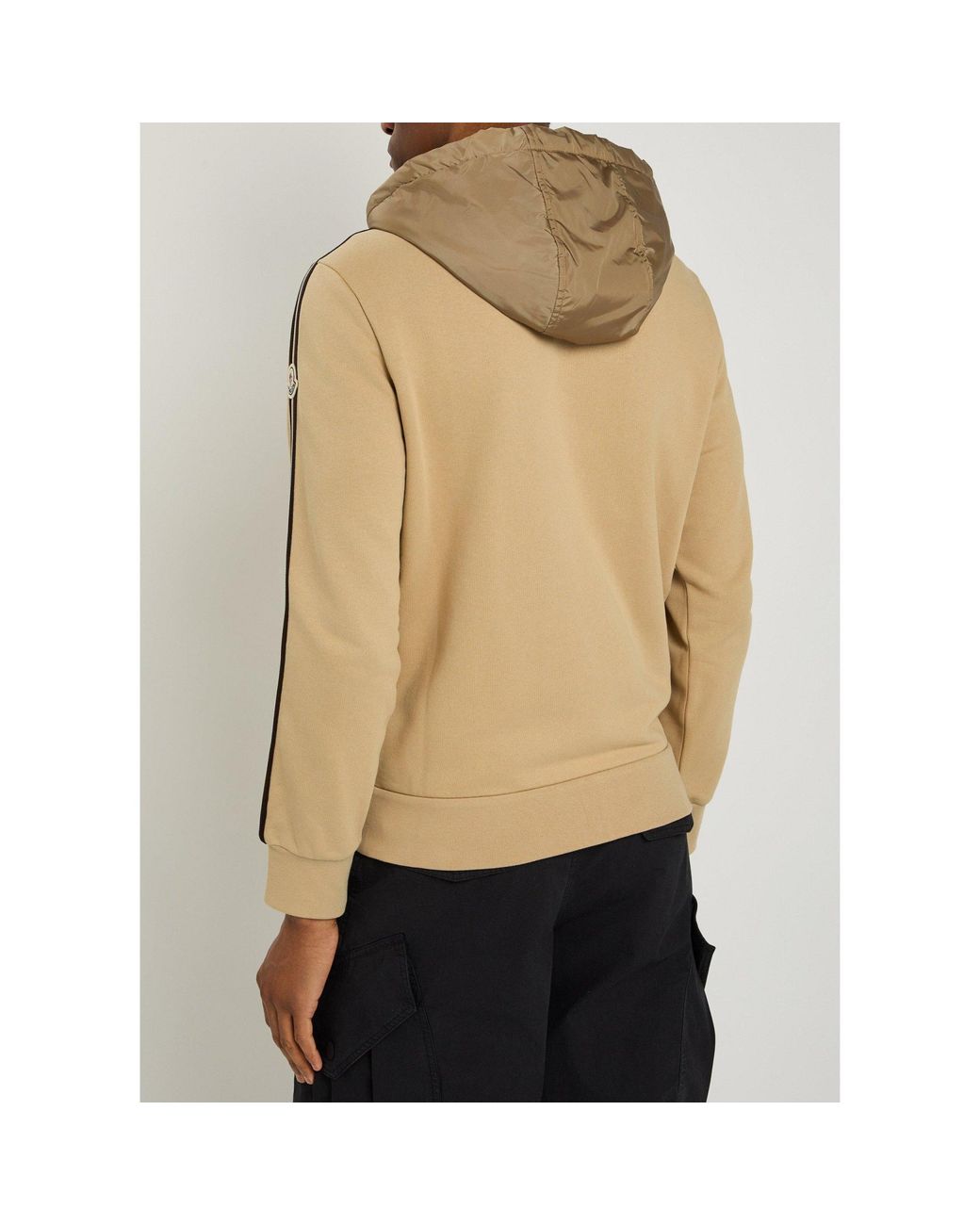 Moncler Natural A Simple Cotton Cardigan for men