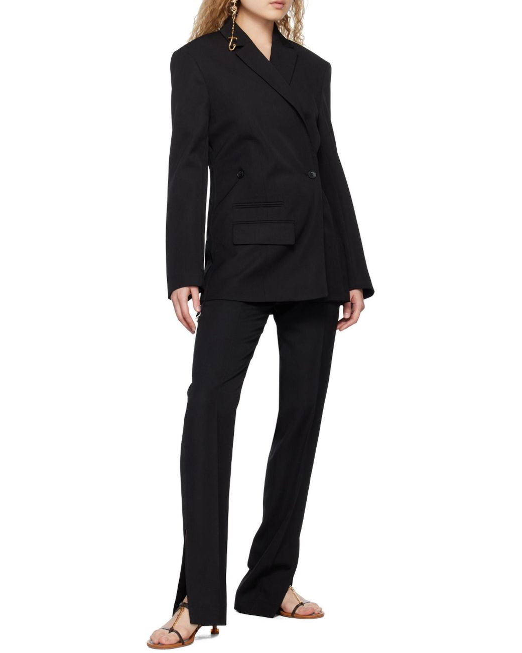 Jacquemus Black Le Pantalon Tibau Tailored Trousers