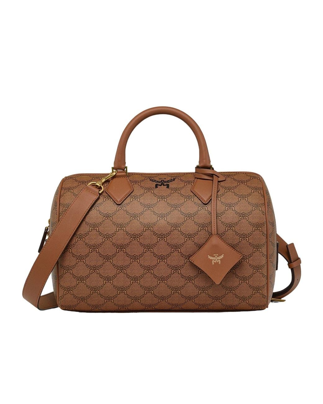 MCM Brown Ella Medium Boston Bag for men