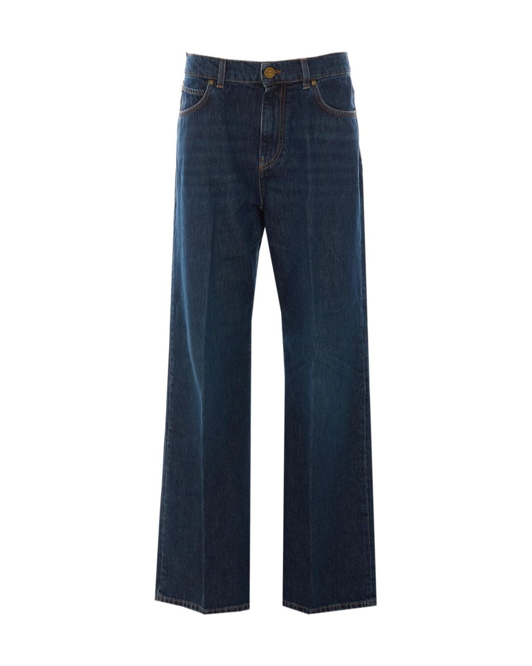 Pinko Blue Medium Wanda Wide-Leg Jeans
