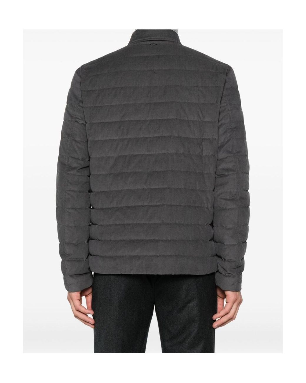 Herno Gray Resort Quilted Jacket for men