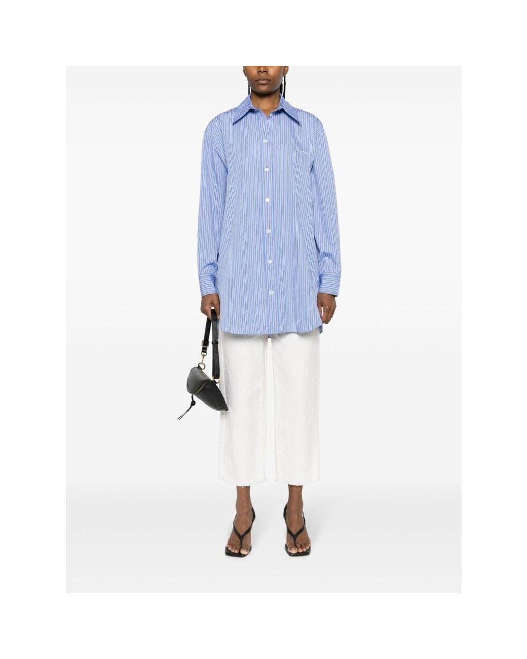 Isabel Marant Blue Cylvany Button-Up Shirt