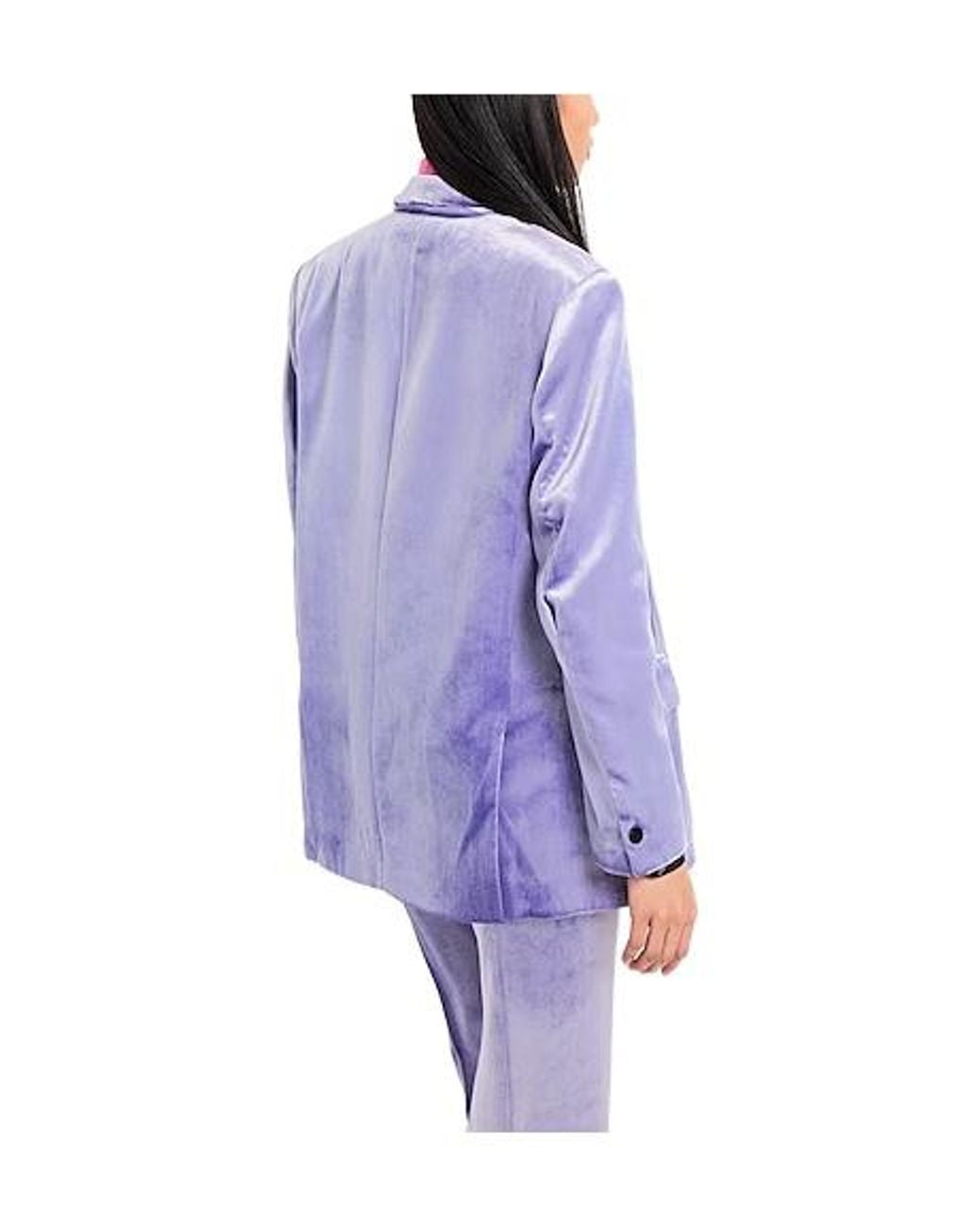 Marni Blue Velvet Single-Breasted Blazer