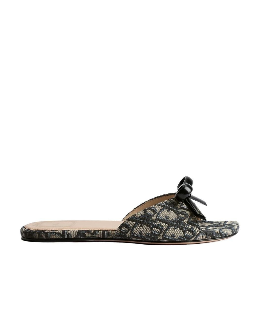 Dior Brown Bow Slide