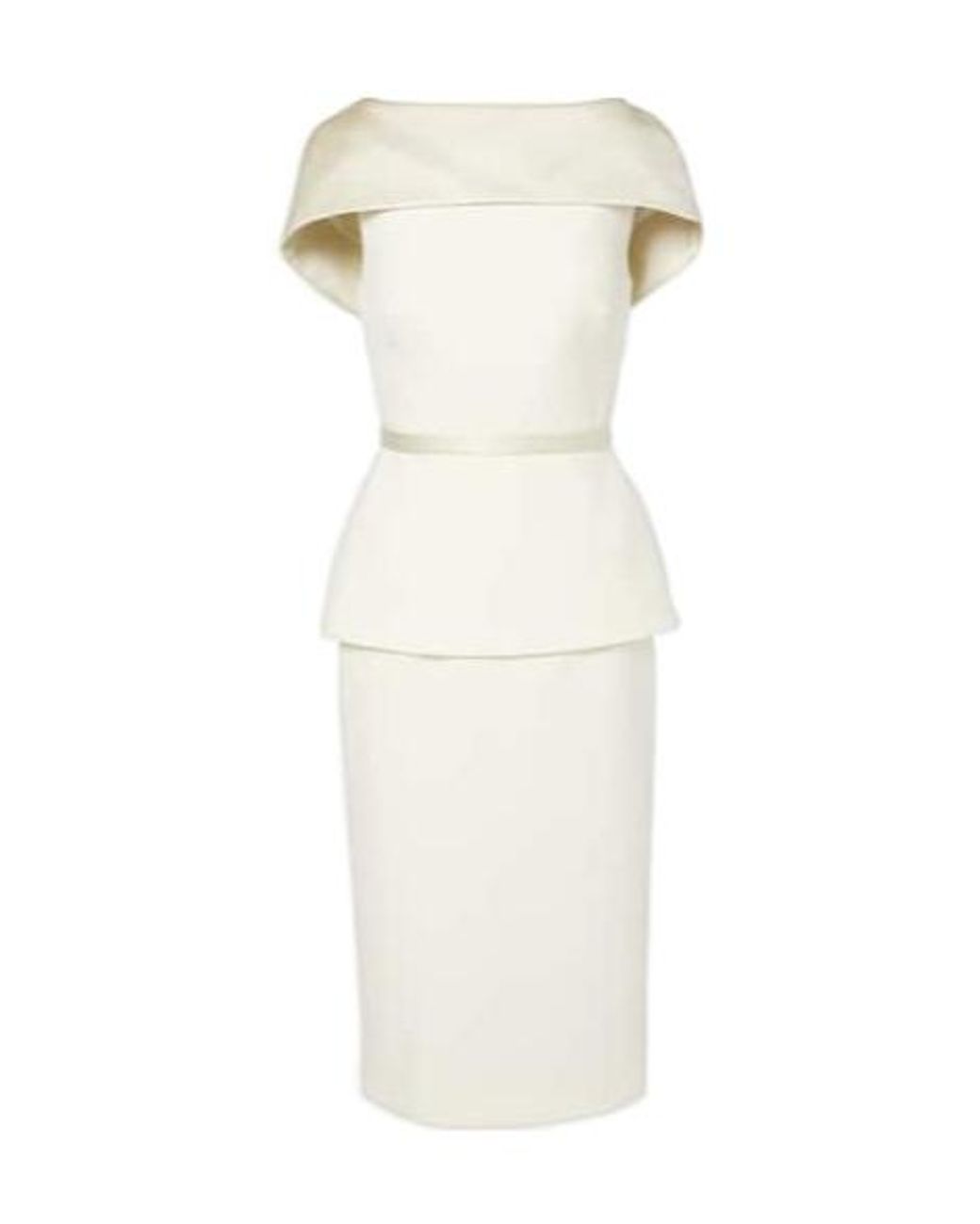 Safiyaa White Rella Midi Dress