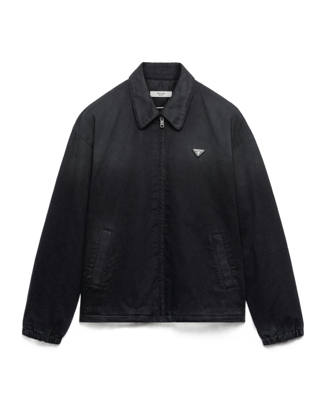 Prada Blue Denim Blouson Jacket