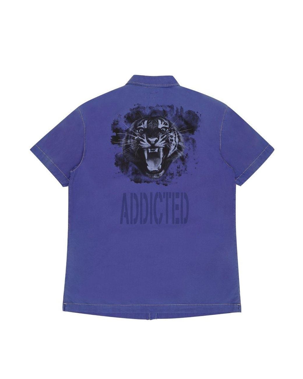 Armani Jeans Blue Logo Detail Shirt for men