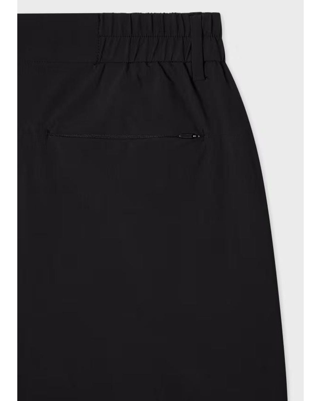 Paul Smith Black Elasticated Straight-Leg Pants for men