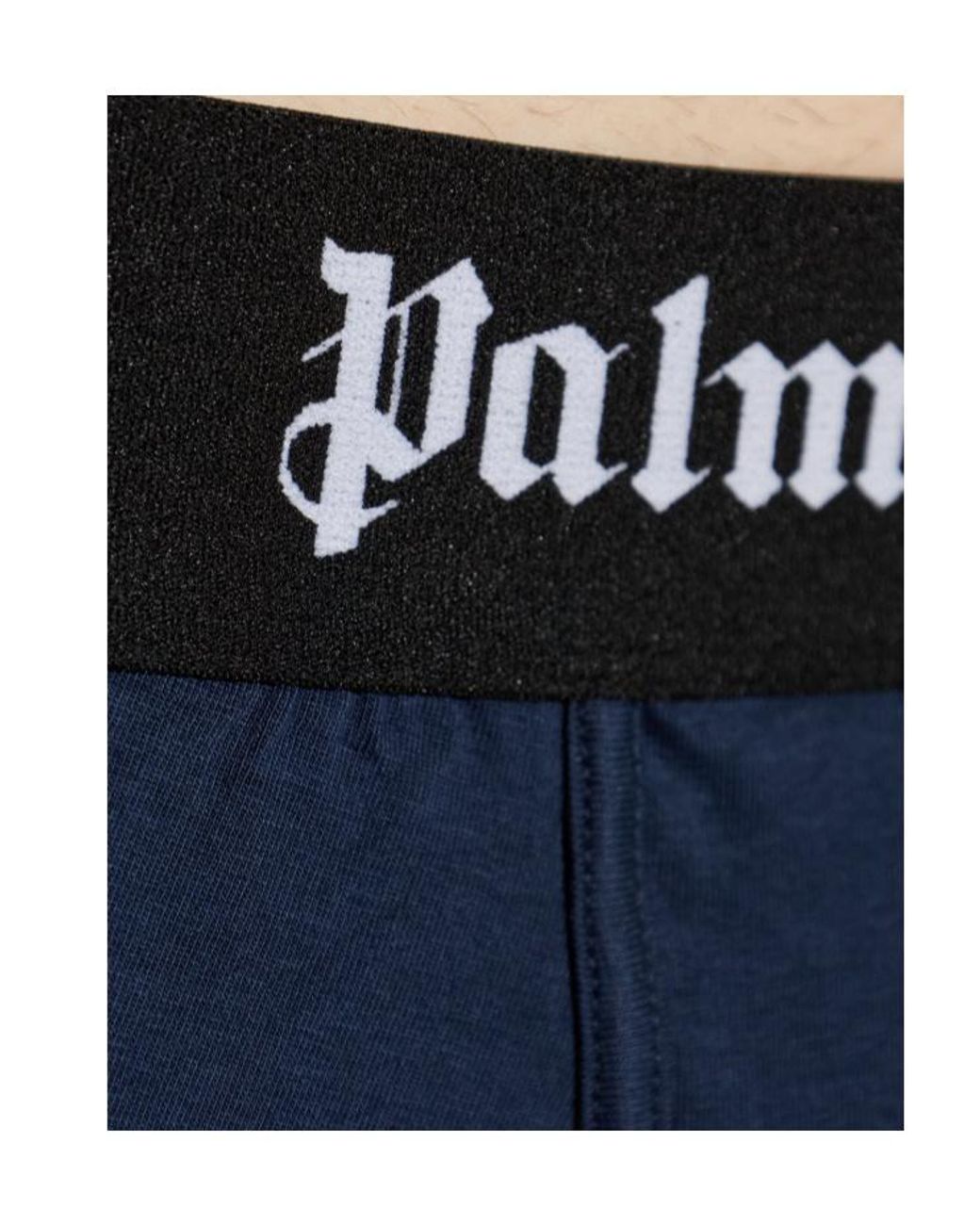 Palm Angels Blue Boxer Brief Set for men