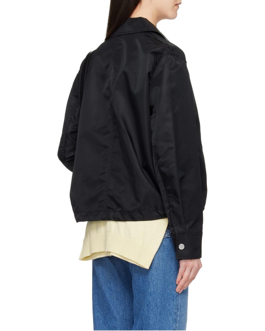 AMI Black Ami Ami De Coeur Stud Buttoned Jacket for men
