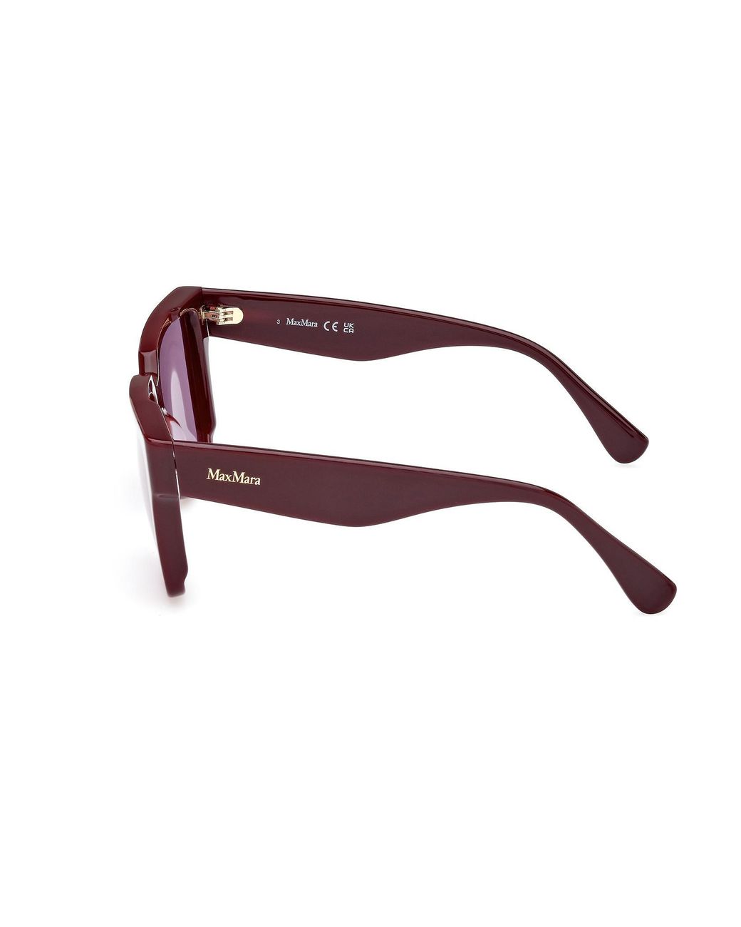 Max Mara Purple Square Frame Sunglasses
