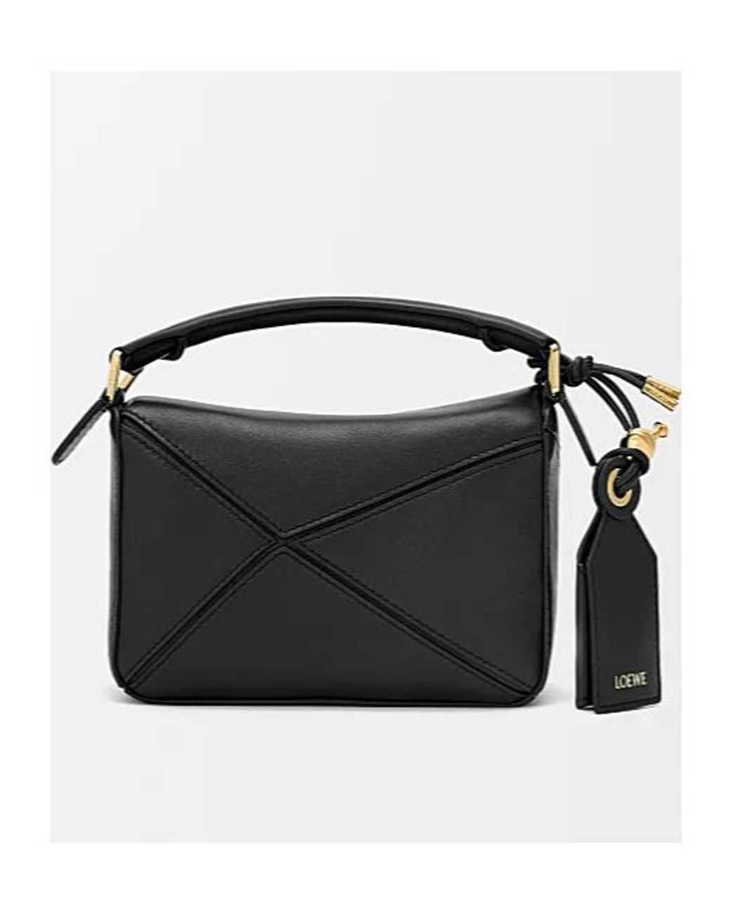 Loewe Black Mini Featherlight Puzzle Bag