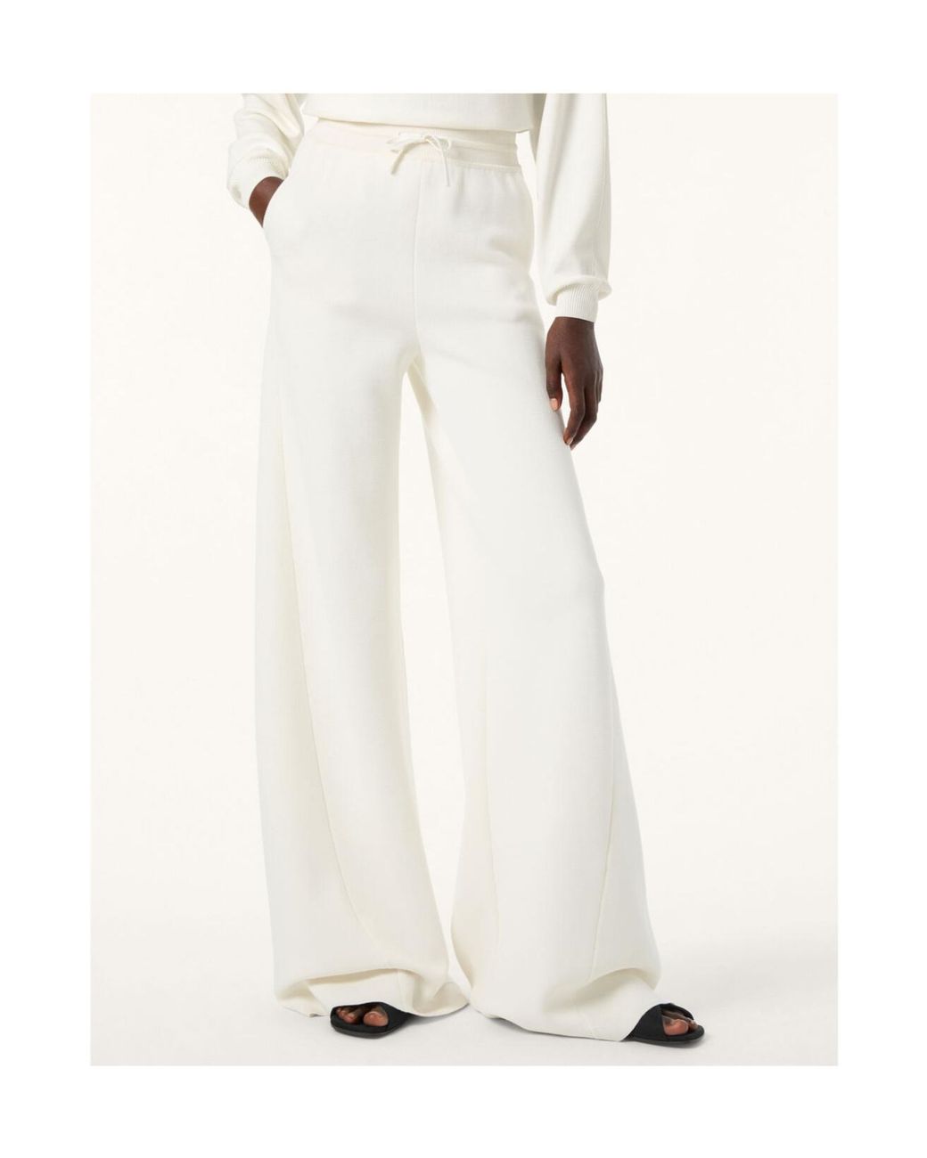Loro Piana White Siena Trousers