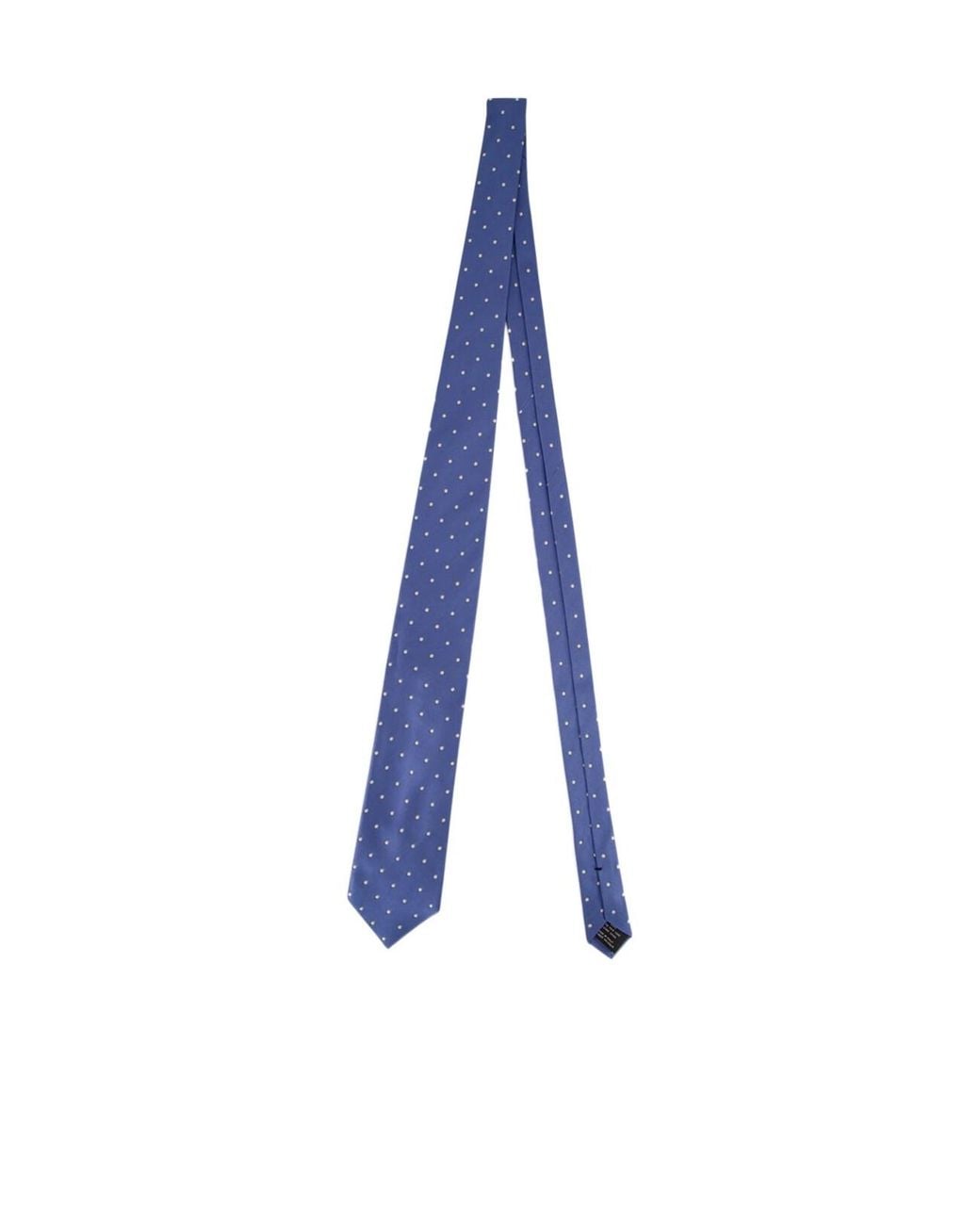 Tom Ford Blue Polka-Dot Silk Tie for men