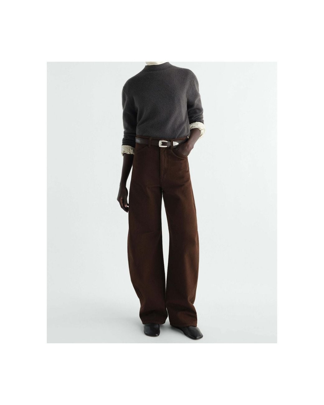 Lemaire Gray Reversible Buttoned Sweater