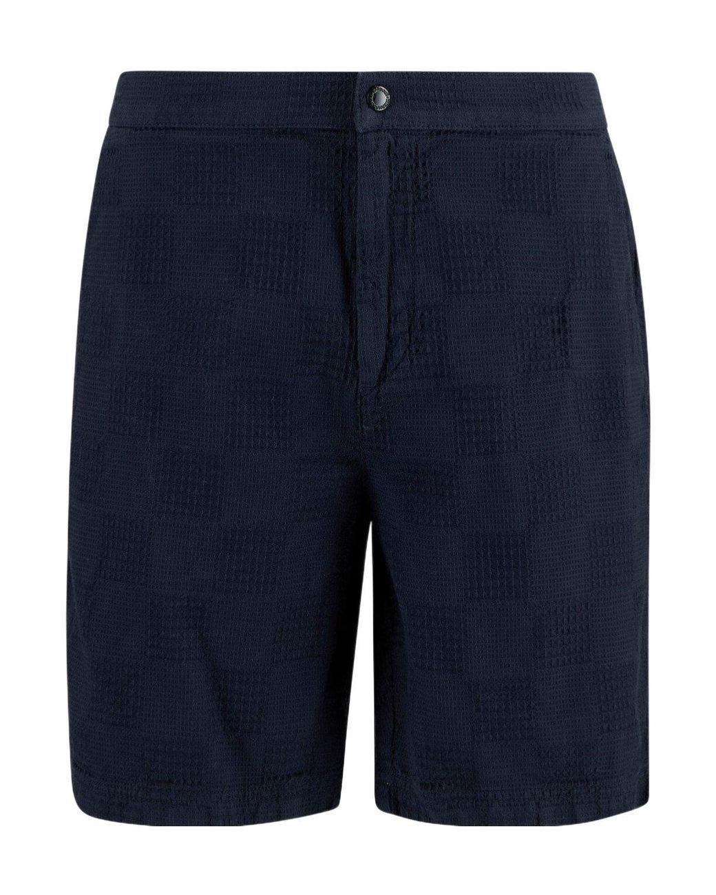 Barbour Blue Logo-Detail Shorts for men