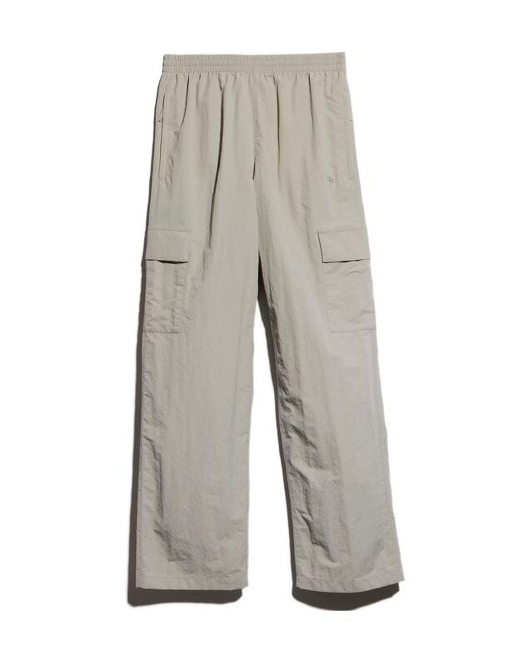 Gucci Gray Froissé Nylon Faille Cargo Pants for men